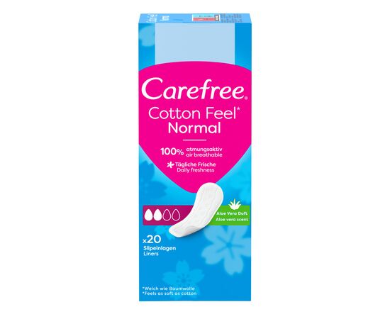 Ежедневные прокладки Carefree Алоэ Вера 20 шт. (3574661064314/3574661565057/3574661486123)