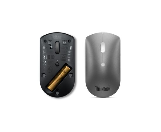 Мышка Lenovo ThinkBook Bluetooth Silent Mouse (4Y50X88824), изображение 4 Мышка Lenovo ThinkBook Bluetooth Silent Mouse (4Y50X88824), изображение 4