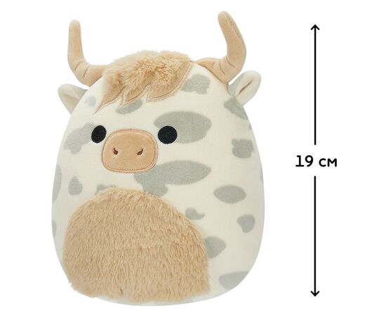 Мягкая игрушка Squishmallows Коровка Борса 19 см (SQCR04117), изображение 4 Мягкая игрушка Squishmallows Коровка Борса 19 см (SQCR04117), изображение 4