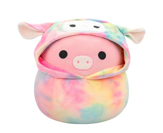 Мягкая игрушка Squishmallows Поросенок Питер 30 см, в одежде (SQER00931)