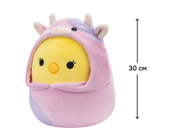 Мягкая игрушка Squishmallows Птенец Тристон 30 см, в одежде (SQER00933), изображение 2 Мягкая игрушка Squishmallows Птенец Тристон 30 см, в одежде (SQER00933), изображение 2