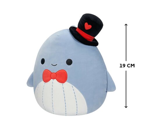 Мягкая игрушка Squishmallows Синий кит Самир 19 см (SQVA00838), изображение 2 Мягкая игрушка Squishmallows Синий кит Самир 19 см (SQVA00838), изображение 2