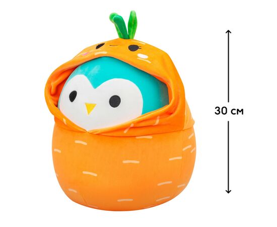 Мягкая игрушка Squishmallows Сова Уинстон 30 см, в одежде (SQER00929), изображение 2 Мягкая игрушка Squishmallows Сова Уинстон 30 см, в одежде (SQER00929), изображение 2