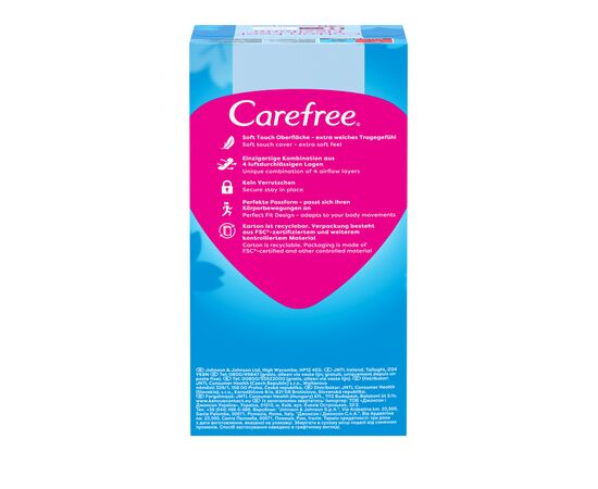 Ежедневные прокладки Carefree Cotton Feel FlexiForm 30 шт. (3574661257044), изображение 5