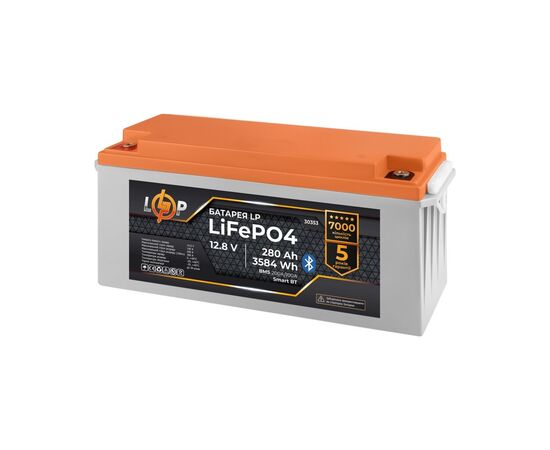 Батарея LiFePo4 LogicPower 12V (12.8V) - 280 Ah (3584Wh) (30353), изображение 2 Батарея LiFePo4 LogicPower 12V (12.8V) - 280 Ah (3584Wh) (30353), изображение 2