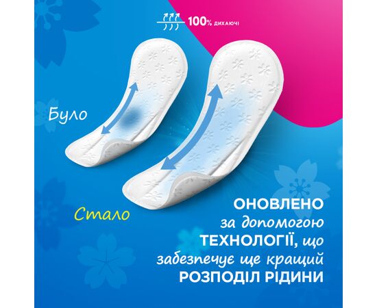 Щоденні прокладки Carefree Cotton Feel Flexiform Без аромату 56 шт. (3574661482194), зображення 9