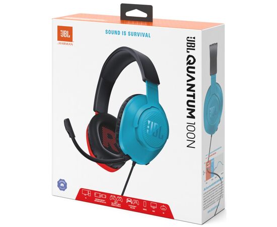 Наушники JBL Quantum 100N (JBLQTUM100N), изображение 10 Наушники JBL Quantum 100N (JBLQTUM100N), изображение 10