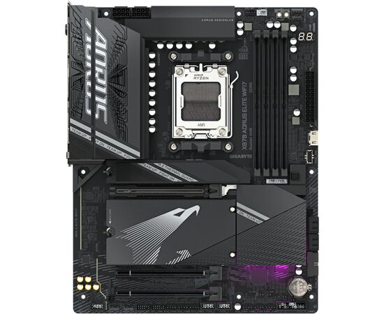 Материнская плата GIGABYTE X870 AORUS ELITE WIFI7 (X870 A ELITE WIFI7), изображение 2 Материнская плата GIGABYTE X870 AORUS ELITE WIFI7 (X870 A ELITE WIFI7), изображение 2
