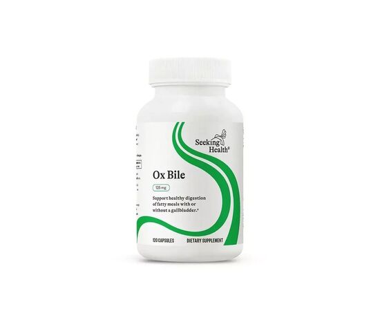 Витаминно-минеральный комплекс Seeking Health Бычья желчь, 125 мг, Ox Bile 125, 120 капсул (SKH52098)