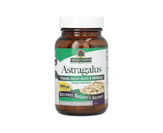 Травы Nature's Answer Астрагал, 500 мг, Astragalus, 60 вегетарианских капсул (NTA-16359), изображение 3 Травы Nature's Answer Астрагал, 500 мг, Astragalus, 60 вегетарианских капсул (NTA-16359), изображение 3
