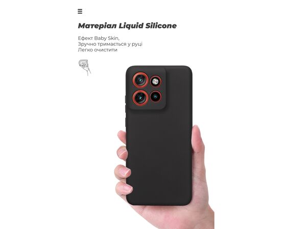 Чохол до мобільного телефона Armorstandart ICON Motorola Edge 50 Neo Camera cover Black (ARM80011), зображення 7