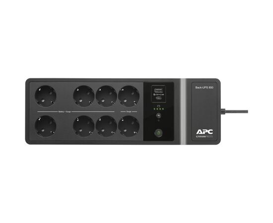 Источник бесперебойного питания APC Back-UPS 850VA, 520W (BE850G2-GR), изображение 3 Источник бесперебойного питания APC Back-UPS 850VA, 520W (BE850G2-GR), изображение 3