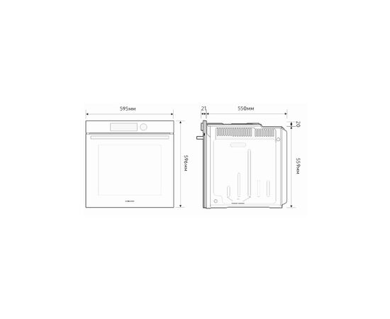 Духовой шкаф Samsung NV7B4125ZAS/WT, изображение 5 Духовой шкаф Samsung NV7B4125ZAS/WT, изображение 5