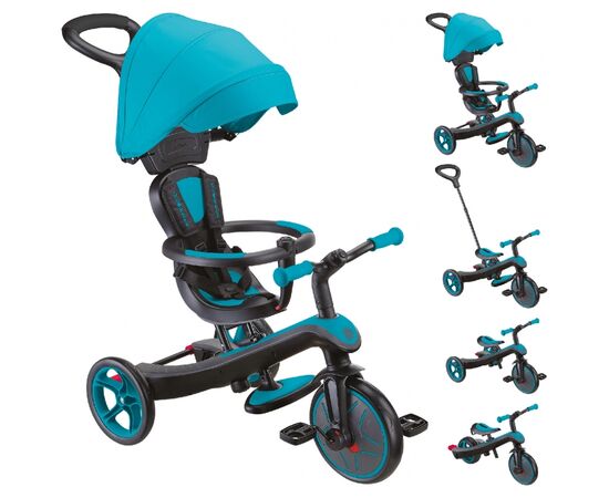 Детский велосипед Globber Explorer Trike 4 в 1, бирюзовый (634-105), изображение 11 Детский велосипед Globber Explorer Trike 4 в 1, бирюзовый (634-105), изображение 11