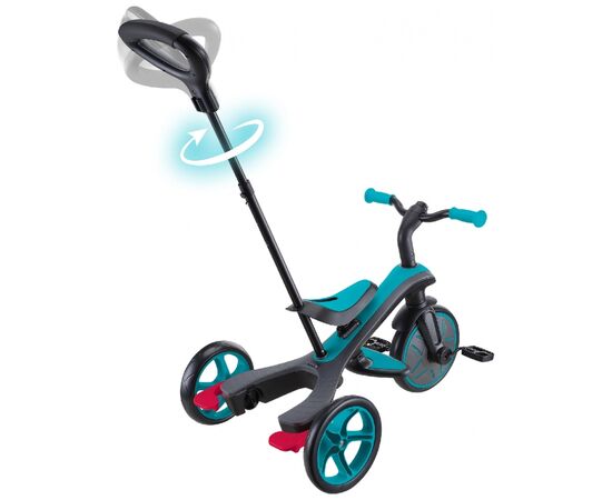 Детский велосипед Globber Explorer Trike 4 в 1, бирюзовый (634-105), изображение 3 Детский велосипед Globber Explorer Trike 4 в 1, бирюзовый (634-105), изображение 3
