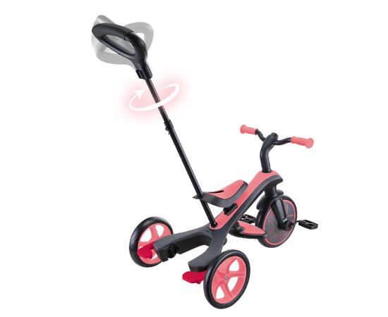 Детский велосипед Globber Explorer Trike 4 в 1, розовый (634-110), изображение 3 Детский велосипед Globber Explorer Trike 4 в 1, розовый (634-110), изображение 3