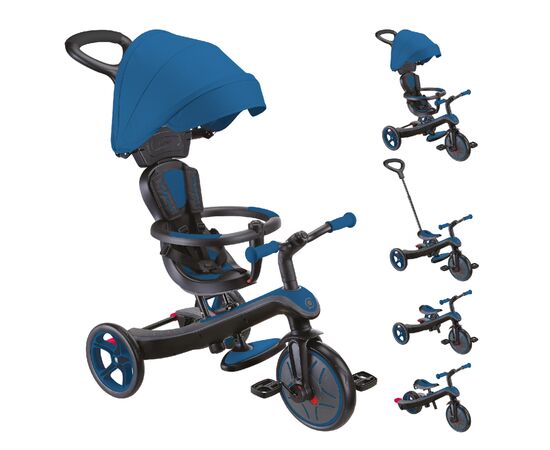 Детский велосипед Globber Explorer Trike 4 в 1, синий (634-100), изображение 9 Детский велосипед Globber Explorer Trike 4 в 1, синий (634-100), изображение 9