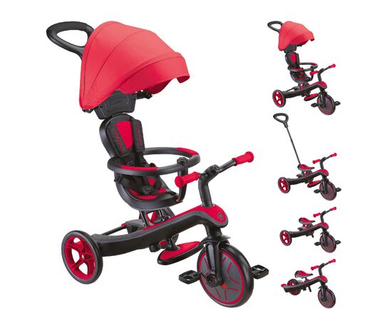 Детский велосипед Globber Explorer Trike 4 в 1, красный (634-102), изображение 11 Детский велосипед Globber Explorer Trike 4 в 1, красный (634-102), изображение 11