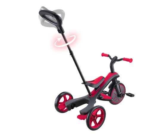Детский велосипед Globber Explorer Trike 4 в 1, красный (634-102), изображение 3 Детский велосипед Globber Explorer Trike 4 в 1, красный (634-102), изображение 3