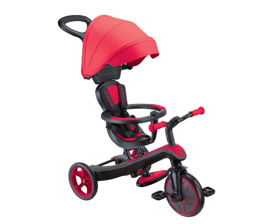 Детский велосипед Globber Explorer Trike 4 в 1, красный (634-102)