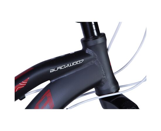 Велосипед Formula 24" Blackwood 1.0 AM DD рама-12,5" Al чорно-червоний 2024 (OPS-FR-24-402), изображение 2