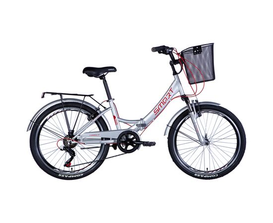 Велосипед Formula 24" Smart AM Vbr рама-15" St срiблястий 2024 (OPS-FR-24-414)
