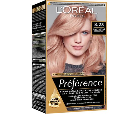 Краска для волос L'Oreal Paris Preference 8.23 - Розовое золото (3600523577606)