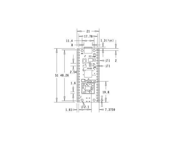 Додаткове обладнання до промислового ПК Raspberry Pi Мікроконтролер Raspberry Pi Pico W (SC0918) (SC0918), зображення 4 Додаткове обладнання до промислового ПК Raspberry Pi Мікроконтролер Raspberry Pi Pico W (SC0918) (SC0918), зображення 4