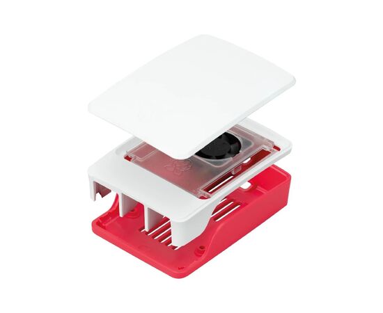 Додаткове обладнання до промислового ПК Raspberry Pi Корпус червоно-білий для Raspberry Pi 5 офіційний (SC1159)