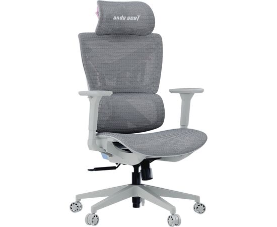 Кресло игровое Anda Seat X-Air Mega Size XL Mesh Gray Twilight (AD-WY-01-GGSP), изображение 2 Кресло игровое Anda Seat X-Air Mega Size XL Mesh Gray Twilight (AD-WY-01-GGSP), изображение 2