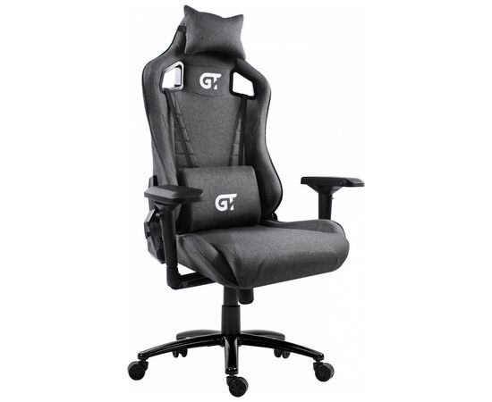 Кресло игровое GT Racer X-5113F Gray (X-5113F Fabric Gray), изображение 2 Кресло игровое GT Racer X-5113F Gray (X-5113F Fabric Gray), изображение 2