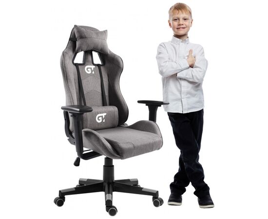 Кресло игровое GT Racer X-5934-B Gray (X-5934-B Kids Fabric Gray), изображение 10 Кресло игровое GT Racer X-5934-B Gray (X-5934-B Kids Fabric Gray), изображение 10