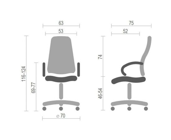 Офисное кресло Аклас Маккай CH ANF Коричневое (11200), изображение 6 Офисное кресло Аклас Маккай CH ANF Коричневое (11200), изображение 6