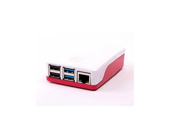 Додаткове обладнання до промислового ПК Raspberry Pi Корпус для Raspberry Pi 4 Model B, офіційний червоно-білий (KP4RW)