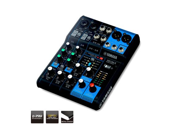 Микшерный пульт Yamaha MG06X, изображение 2 Микшерный пульт Yamaha MG06X, изображение 2