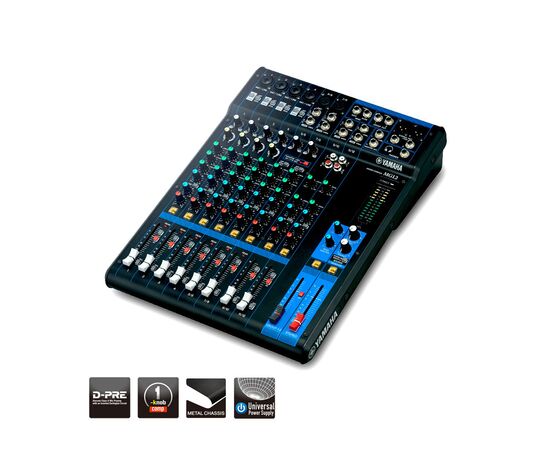 Микшерный пульт Yamaha MG12 XUK, изображение 3 Микшерный пульт Yamaha MG12 XUK, изображение 3
