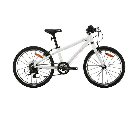 Велосипед Leon 20" GO 7 speed Vbr рама-10" Al білий з рожевим 2024 (OPS-LN-20-012)
