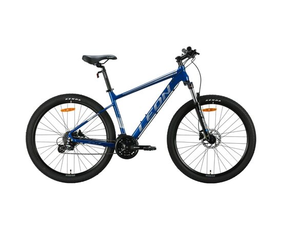 Велосипед Leon 27.5" XC 80 AM DD рама-18" Al синiй з сірим 2024 (OPS-LN-27.5-164)