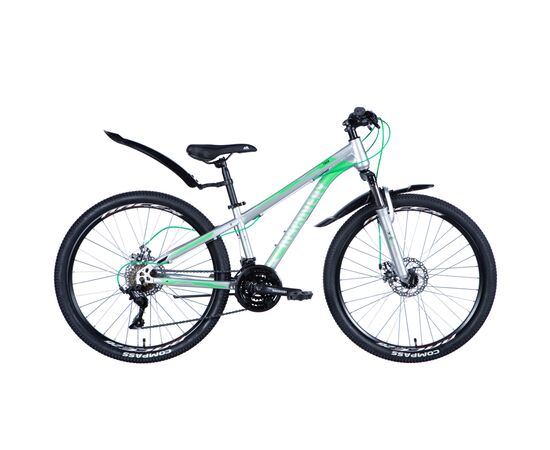 Велосипед Discovery 26" Trek AM DD рама-13" St срiблястий 2024 (OPS-DIS-26-552)
