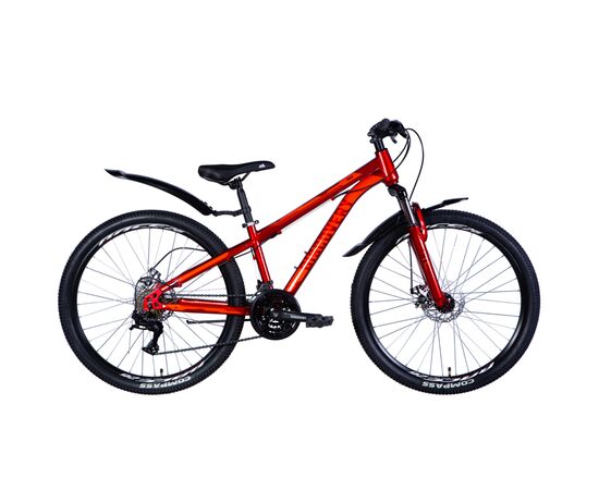 Велосипед Discovery 26" Trek AM DD рама-15" St червоний 2024 (OPS-DIS-26-560)