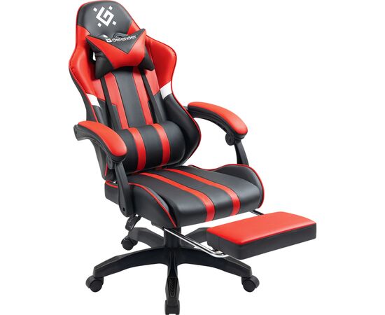 Кресло игровое Defender Colran Red/Black (64025), изображение 2 Кресло игровое Defender Colran Red/Black (64025), изображение 2
