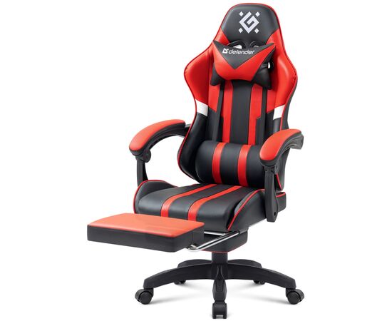 Кресло игровое Defender Colran Red/Black (64025), изображение 6 Кресло игровое Defender Colran Red/Black (64025), изображение 6