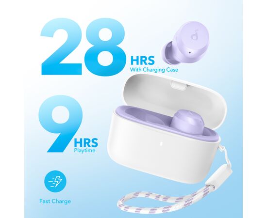 Наушники Anker SoundCore A25i Purple (A3948GQ2), изображение 3 Наушники Anker SoundCore A25i Purple (A3948GQ2), изображение 3