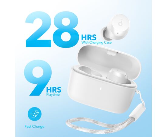 Наушники Anker SoundCore A25i White (A3948G22), изображение 3 Наушники Anker SoundCore A25i White (A3948G22), изображение 3