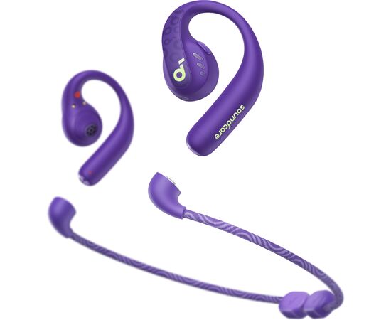 Наушники Anker SoundCore AeroFit Pro Purple (A3871GQ1), изображение 4 Наушники Anker SoundCore AeroFit Pro Purple (A3871GQ1), изображение 4