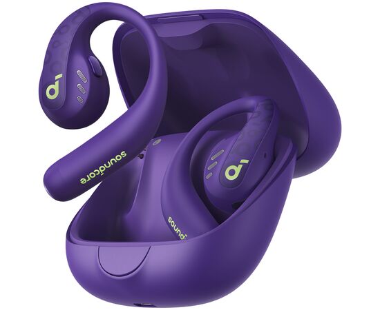 Наушники Anker SoundCore AeroFit Pro Purple (A3871GQ1), изображение 9 Наушники Anker SoundCore AeroFit Pro Purple (A3871GQ1), изображение 9