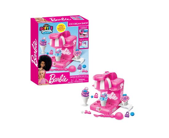 Набор для творчества Cra-Z-Art Barbie Тісто для ліплення, Магазин морозива з формами, набір 8 од (34040CRA)