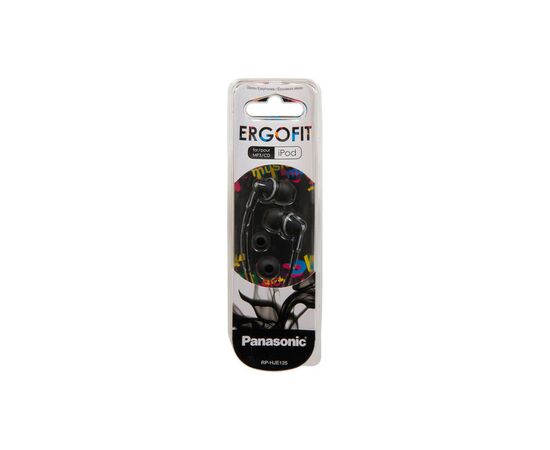 Наушники Panasonic RP-HJE125E-K, изображение 2 Наушники Panasonic RP-HJE125E-K, изображение 2