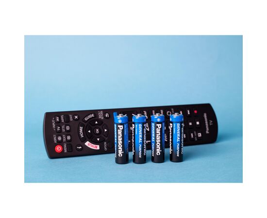Батарейка Panasonic AA R6 * 4 (R6BER/4P), изображение 2 Батарейка Panasonic AA R6 * 4 (R6BER/4P), изображение 2
