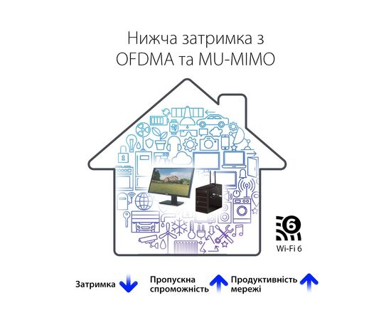 Мережева карта Wi-Fi ASUS PCE-AX1800, зображення 10 Мережева карта Wi-Fi ASUS PCE-AX1800, зображення 10